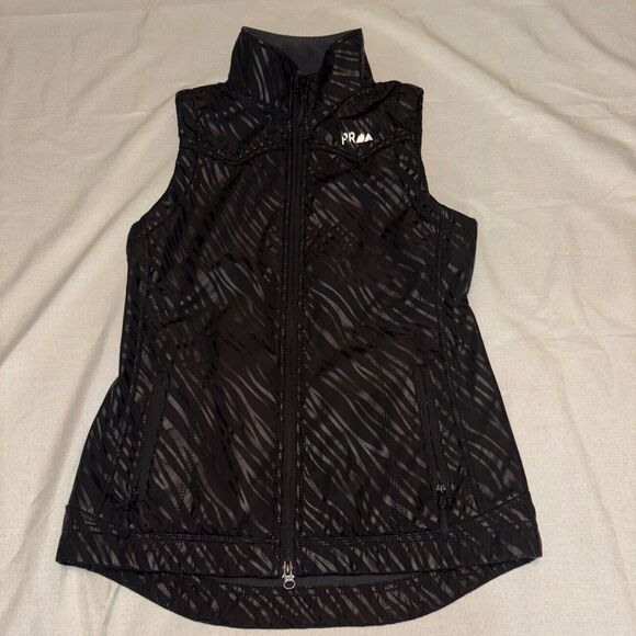 Powder River Outfitters by Panhandle Black lined vest women's small - Picture 1 of 6